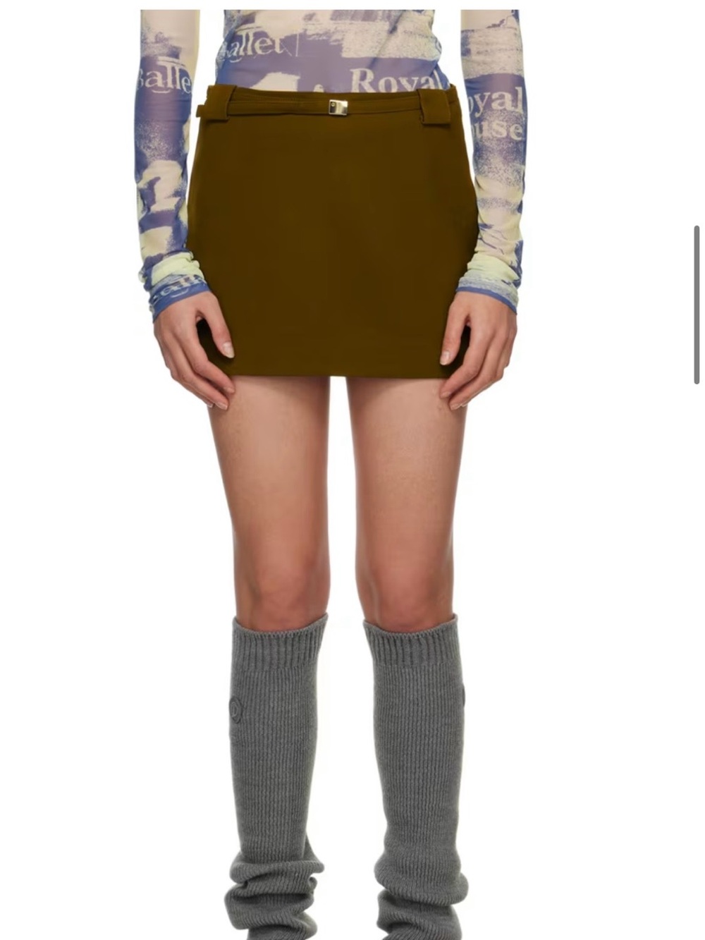 Classic Olive Mini Skirt — Sleek Women’s A Line